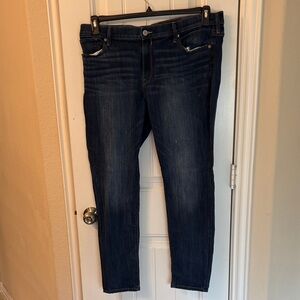 Express Women's Deep Indigo Skinny Jeans